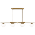 Load image into Gallery viewer, Visual Comfort Studio Lune Large Linear Chandelier
