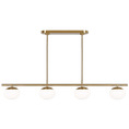 Load image into Gallery viewer, Visual Comfort Studio Lune Medium Linear Chandelier
