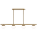 Visual Comfort Studio Lune Medium Linear Chandelier
