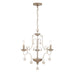 Colonial Charm 3 Light Semi Flush in White Wash and Sun Dried Clay finish - Minka-Lavery