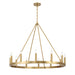 Dutton 12 Light Chandelier in Signature Brass Finish - Minka-Lavery