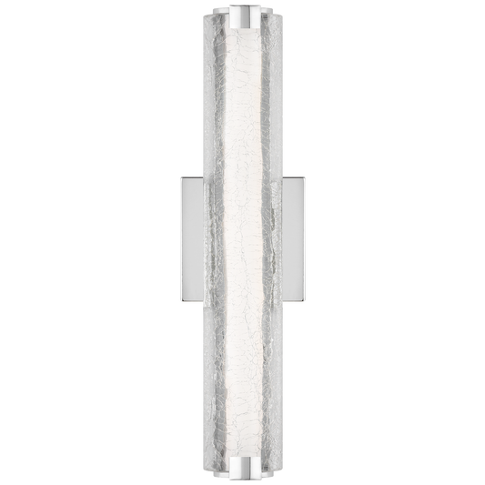 Cutler 18" Crack Glass LED Sconce