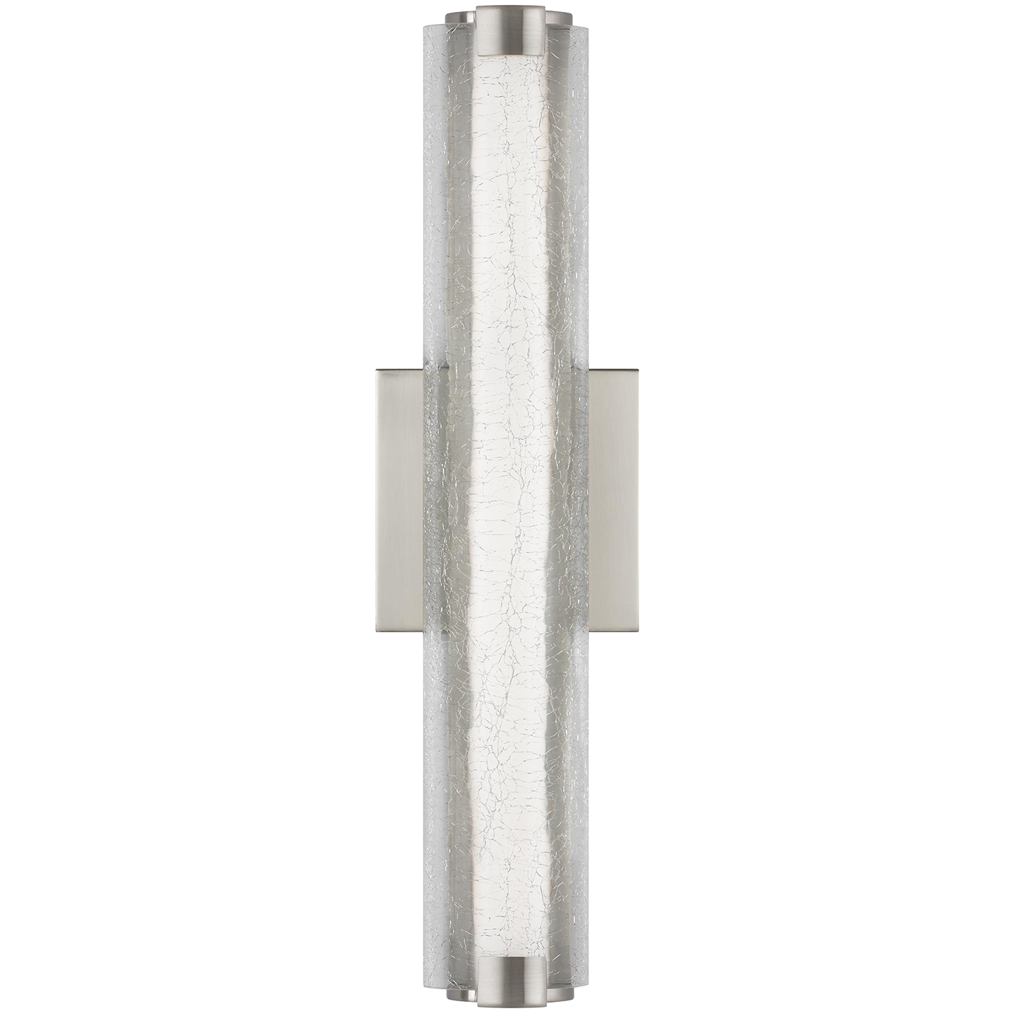 Cutler 18" Crackle Glass LED Sconce