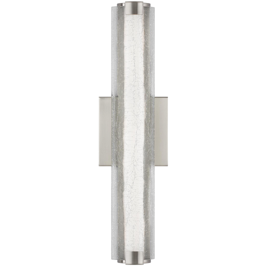 Cutler 18" Crackle Glass LED Sconce