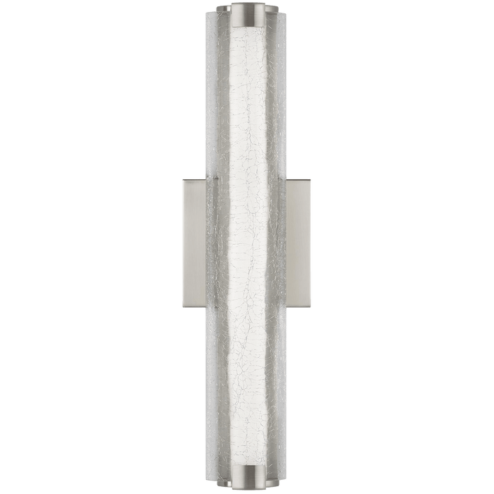 Cutler 18" Crackle Glass LED Sconce by Visual Comfort Studio