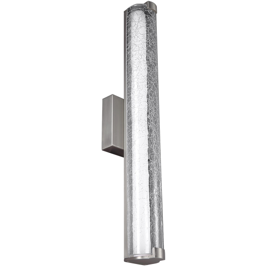 Cutler 24" Crackle Glass LED Vanity