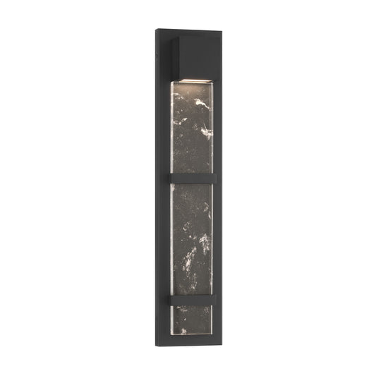 Sol 1 Light Outdoor LED Wall Mount in Sand Coal Black Finish - Minka-Lavery