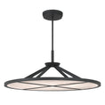 Load image into Gallery viewer, Stiles LED Pendant - Sand Coal Black with Alabaster - Minka-Lavery
