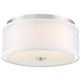 Load image into Gallery viewer, Studio 5 3 Light Flush Mount in Polished Nickel Finish with Clear Glass - Minka-Lavery
