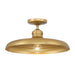 Crowne 1-Light Semi Flush - Legacy Brass - Minka-Lavery