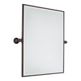 Load image into Gallery viewer, Pivoting Mirrors Rectangle Pivoting Mirror in Dark Brushed Bronze Finish - Minka-Lavery
