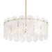 Oldmill 5-Light Pendant - Legacy Brass with Alabaster Glass - Minka-Lavery