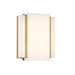 TANZAC 10" LED Wall Sconce in Soft Brass Finish with Faux Alabaster - Minka-Lavery