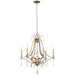 Laurel Estate 6 Light Chandelier in Brio Gold Finish - Minka-Lavery