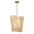 Load image into Gallery viewer, Key Largo 1 Light Pendant in Soft Brass Finish and Etched Opal Glass - Minka-Lavery
