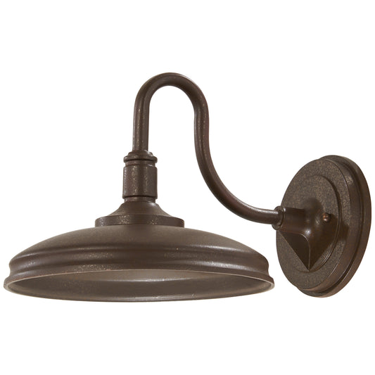Harbison 1 Light LED Wall Mount in Textured Bronze Finish Glass - Minka-Lavery