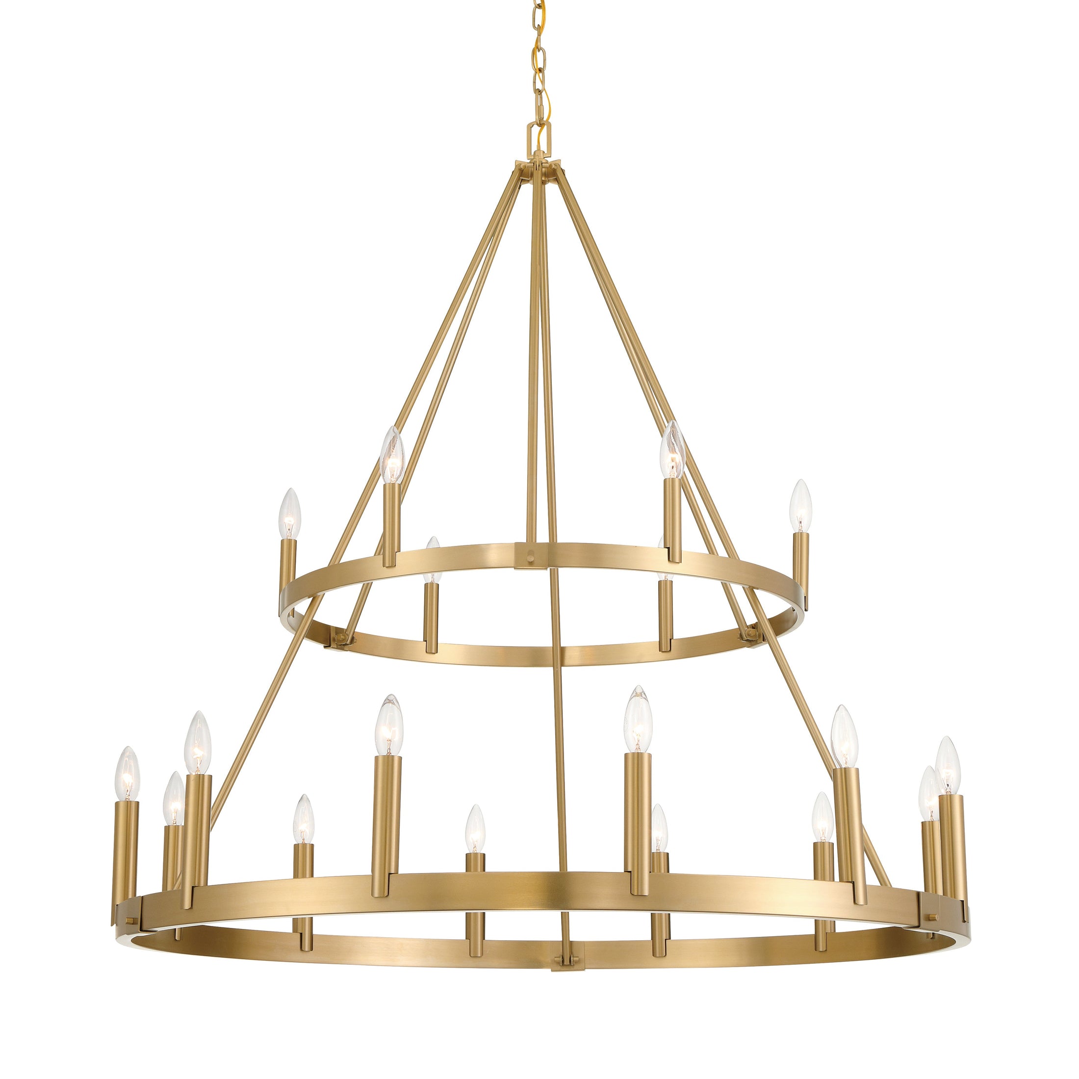 Dutton 18-Light Chandelier - Signature Brass - Minka-Lavery