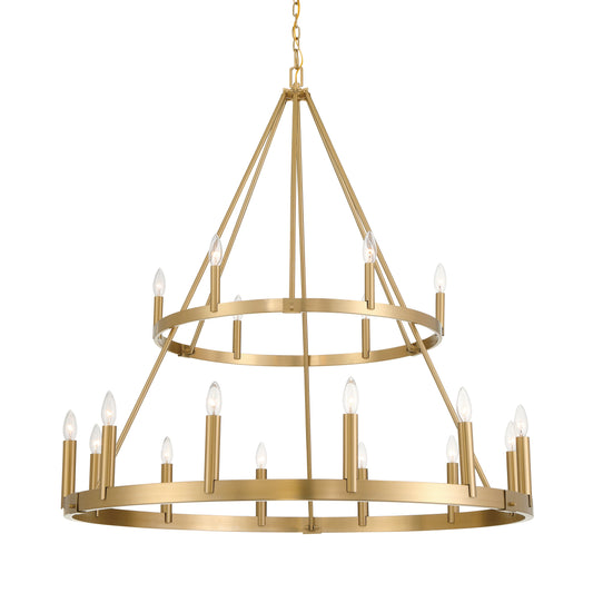 Dutton 18-Light Chandelier - Signature Brass - Minka-Lavery