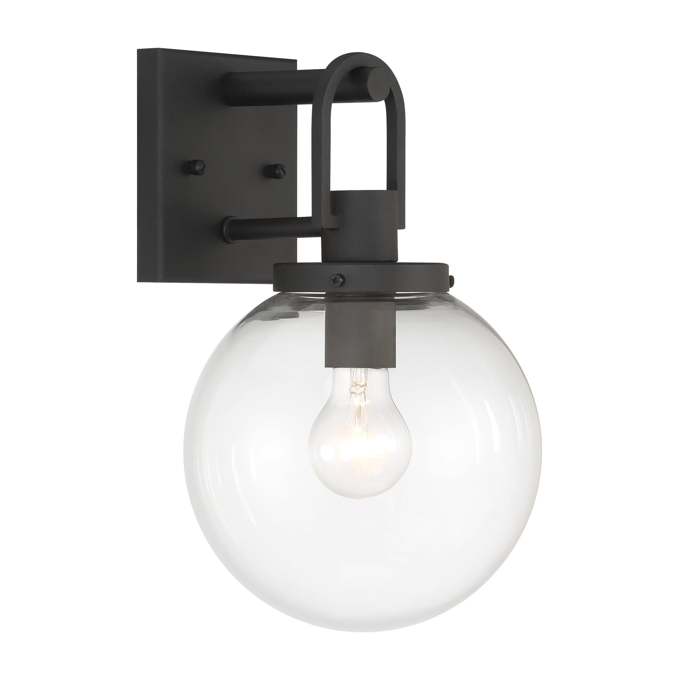 Wenston 1 Light Wall Mount in Sand Coal Finish - Minka-Lavery