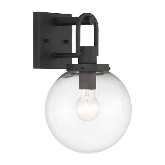 Wenston 1 Light Wall Mount in Sand Coal Finish - Minka-Lavery