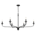 Load image into Gallery viewer, Velena 6-Light Chandelier - Dark Matte Black - Minka-Lavery
