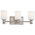 Load image into Gallery viewer, Harbour Point 3 Light Bath Light in Brushed Nickel with Etched Opal Glass - Minka-Lavery
