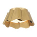 Waveform 3-Light Flush Mount - Legacy Brass with Etched Glass - Minka-Lavery
