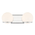 Load image into Gallery viewer, Hollywood Nights LED 2 Light Bath in Chrome Finish with Etched Opal Glass - Minka-Lavery
