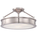 Load image into Gallery viewer, Harbour Point 3 Light Semi Flush in Brushed Nickel Finish - Minka-Lavery
