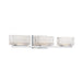 SPARREN LED 3 Light Bath in Chrome Finish and Clarity Glass - Minka-Lavery