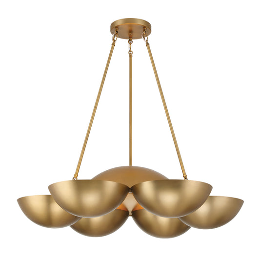 Ivy Lane 6-Light Chandelier - Legacy Brass - Minka-Lavery