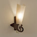 Phantom Rust and Gold Wall Sconce