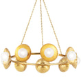 Load image into Gallery viewer, Glimmer Chandelier - Aged Brass Finish
