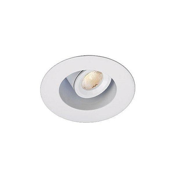 1 Inch White LEDme Electonic Recessed Downlight Kit - 20 Degree Adjustment from Vertical