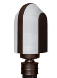 Load image into Gallery viewer, 3139 Series Outdoor Post Light - Bronze Finish Frost Glass
