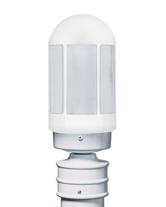 3151 Series Outdoor Post Light - White Finish Frost Glass