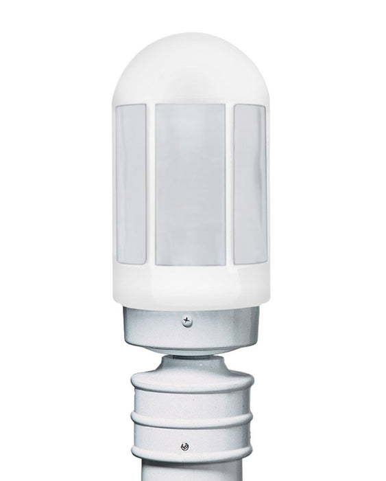 3151 Series Outdoor Post Light - White Finish Frost Glass
