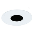 Load image into Gallery viewer, 3" Round Flanged Flat Trim - White Finish With No Lens
