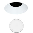 Load image into Gallery viewer, 3" Round Flangeless Bevel Trim - White Finish With Lens
