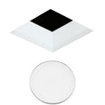 Load image into Gallery viewer, 3" Square Flangeless Bevel Trim - White Finish With Lens
