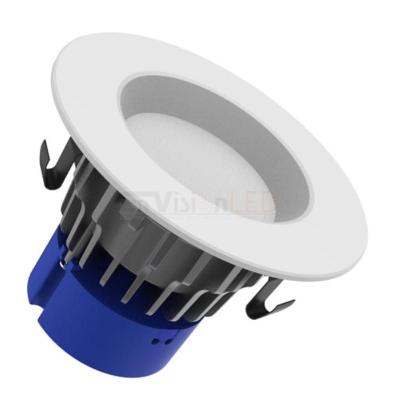 4" FL Downlight 120/277V - White Finish