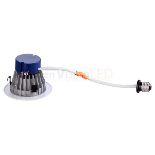 4" FL Downlight 120V - White Finish
