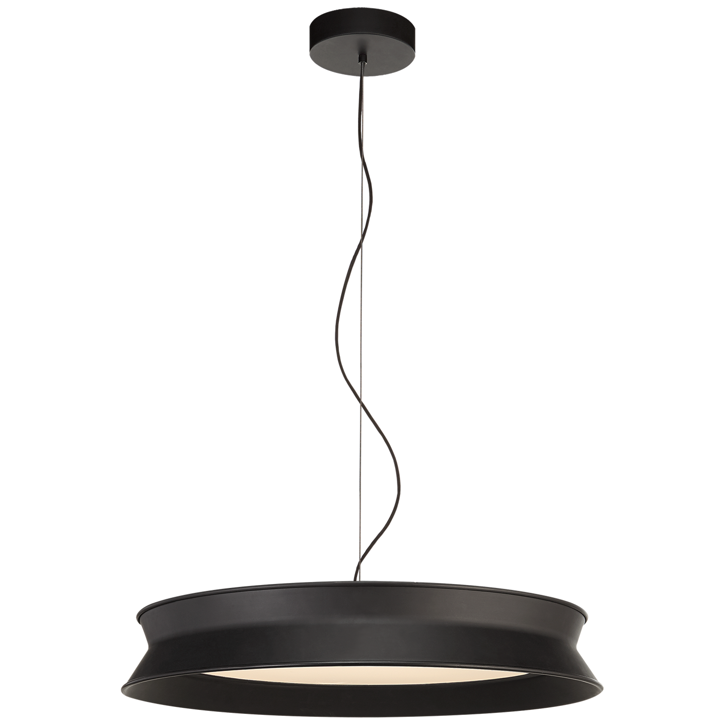 60/40 25" Dot Pendant - Stone Black Finish