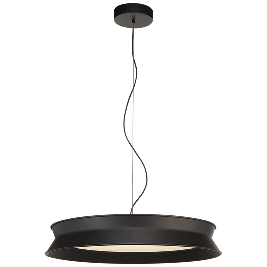 60/40 25" Dot Pendant - Stone Black Finish