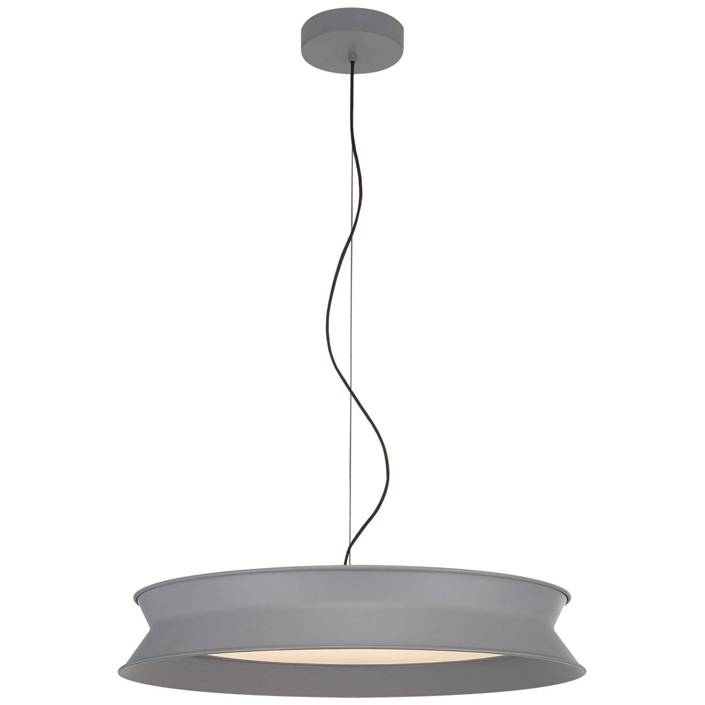 60/40 25" Dot Pendant - Stone Gray Finish