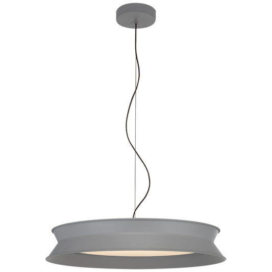 60/40 25" Dot Pendant - Stone Gray Finish