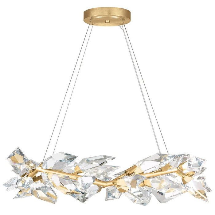 Foret Small Pendant - Gold Leaf Finish