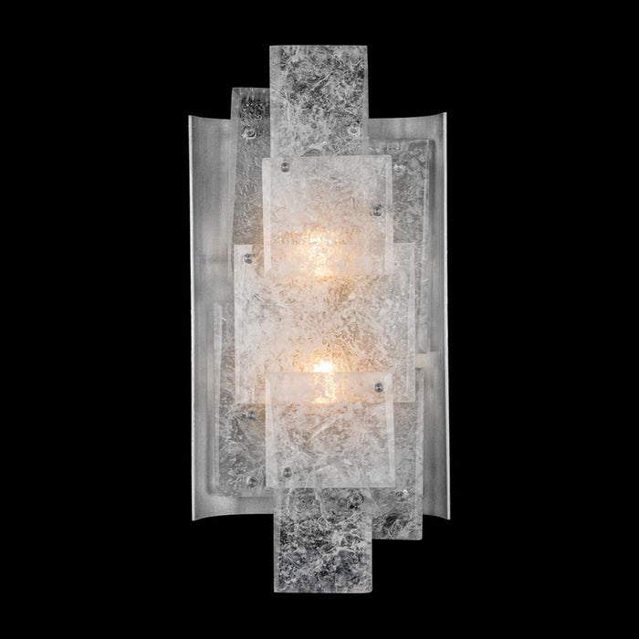 Lunea Large Wall Sconce - Silver Leaf Finish