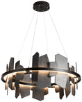 Load image into Gallery viewer, Ardesia Circular LED Pendant - Black Finish
