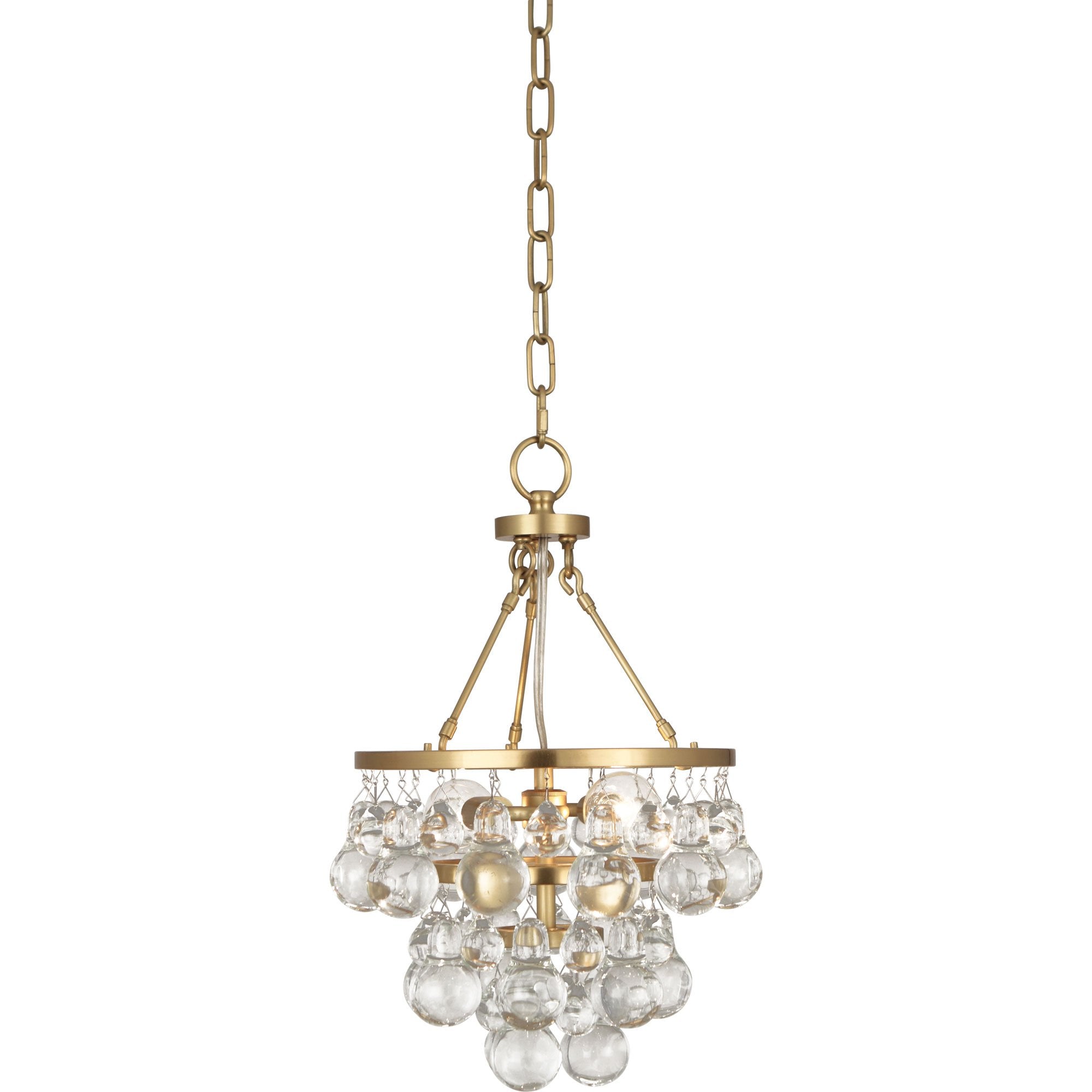 Bling Pendant Light - Antique Brass